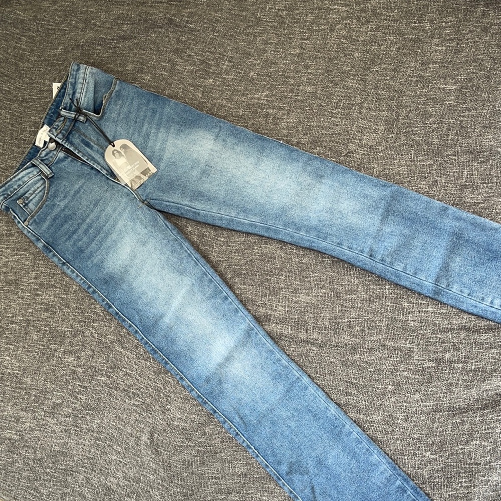 High Rise Straight Jeans
